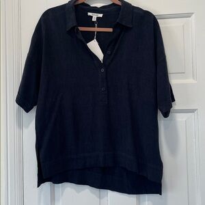 Splendid Navy Blue Top. Small